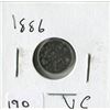 Image 1 : 1886 CNDN SMALL NICKEL (SILVER)