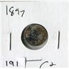Image 1 : 1897 CNDN SMALL NICKEL (SILVER)