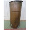 Image 1 : COPPER "MASH BOILERPOT" FOR WHISKEY STILL 20 GALLON CAPACITY. 29.5 INCHES HIGH BY 14.5 DIAMETER