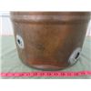 Image 2 : COPPER "MASH BOILERPOT" FOR WHISKEY STILL 20 GALLON CAPACITY. 29.5 INCHES HIGH BY 14.5 DIAMETER