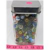 Image 1 : MARBLES- OPAQUE, CATS EYE, AGGIE, ADE, GOOD VARIETY