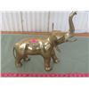 Image 1 : LARGE BRASS ELEPHANT 14 INCHES TALL BY 13 INCHES LONG