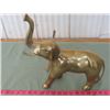 Image 3 : LARGE BRASS ELEPHANT 14 INCHES TALL BY 13 INCHES LONG