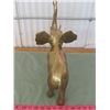 Image 4 : LARGE BRASS ELEPHANT 14 INCHES TALL BY 13 INCHES LONG