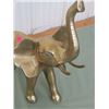 Image 5 : LARGE BRASS ELEPHANT 14 INCHES TALL BY 13 INCHES LONG