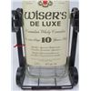 Image 3 : LIQUOR BOTTLE (WISER'S DELUXE) W/STAND *3.79L*