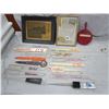 Image 1 : LOT OF 15 PCS (15 LETTER OPENERS, 3 ADVERTISING THERMOMETERS)