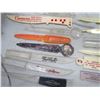 Image 2 : LOT OF 15 PCS (15 LETTER OPENERS, 3 ADVERTISING THERMOMETERS)