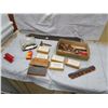 Image 1 : LOT OF RAZORS, RAZOR STROP, SHARP STONE, HAIRPINS - N.O.S., ETC