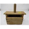 Image 1 : WOODEN BUTTER PRESS