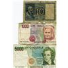 Image 2 : PAPER CURRENCY (ITALY) *10 FROM 1935; 1,000 & 5,000 LIRES *