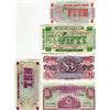 Image 1 : PAPER CURRENCY (BRITISH ARMED FORCES) *5, 10, 50 PENCE, 1 POUND X2* (ISSUED FOR CANTEEN PURCHASES)