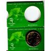 Image 1 : 2000 OLYMPIC BASEBALL COIN (AUSTRALIA) *$5.00*