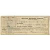 Image 1 : 1934 CHEQUE (RUTLAND RAILROAD, CO., RUTLAND VT.) *PAYMENT OF $1,000*