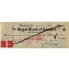 Image 1 : 1944 CHEQUE (ISSUED BY CNDN NAT. RAILWAY) *PAYMENT OF $102.92*
