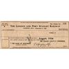 Image 1 : 1936 CANCELLED PAYROLL CHEQUE (LONDON & PORT STANLEY RAILWAY, LONDON, ON)