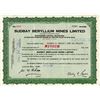Image 1 : STOCK SHARES (SUDURY BERYLLIUM MINES LTD, *1961* & TARTAN EXPLORATIONS LTD. *1971* X2)