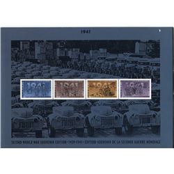 CANADA WORLD WAR SS *1941* (IN SPECIAL FOLDER)