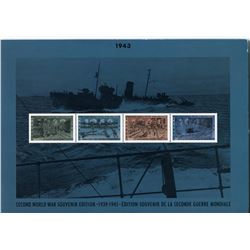 CANADA WORLD WAR SS *1943* (IN SPECIAL FOLDER)