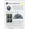 Image 1 : STAMP COLLECTION (ERNEST E. JUST) *BLOCK OF 4 STAMPS & BOOKLET*