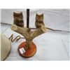 Image 2 : LAMP AND SHADE ( MADE OF DEER HORN) * HAND CRAFTED*