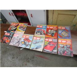 LOT OF 11 HOT ROD MAGAZINES (1967-JAN TO DEC) *MARCH IS MISSING*