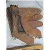 Image 2 : 1940S BALL GLOVE AND WOODEN SKATE GAURDS (CCM)