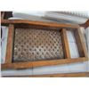 Image 2 : LOT OF 2 PRIMITIVE WOODEN KITCHEN GRATERS (15" LONG EACH)