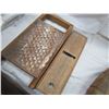 Image 3 : LOT OF 2 PRIMITIVE WOODEN KITCHEN GRATERS (15" LONG EACH)