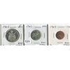 Image 1 : 3 CNDN COINS 1963-1 CENT PC & 25 CENT PC, 1965- 50 CENT PC