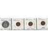 Image 1 : 4 CNDN COINS 1961- 1 CENT PC, 1963- 2- 1 CENT PCS, 1965- 50 CENT PC