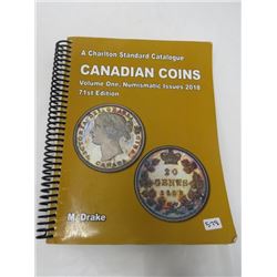 COIN CATALOGUE (CANADIAN COINS, VOLUME 1, NUMISMATIC ISSUES) *71ST EDITION*