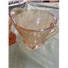 Image 2 : CREAMER AND CANDLE HOLDER (ETCHED GLASS, AMBER)