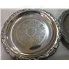 Image 2 : LOT OF (3 SILVER PLATE TRAYS, 1 BUTTER DISH, MINI BEER STEIN)