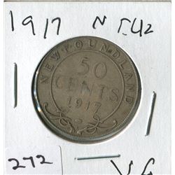 1917 NFLD LARGE PENNY