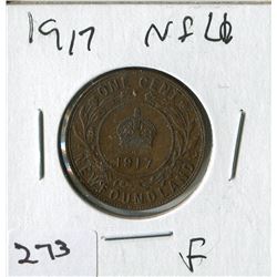 1917 NFLD LARGE PENNY