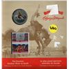 Image 1 : COMMEMERATIVE COIN AND STAMP SET (100 YEARS CALGARY STAMPEDE) *1912-2012