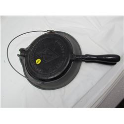 CAST IRON WAFFLE MAKER AND STAND (TAYLOR FORBES LTD CANADA)*GUELPH CANADA