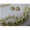 Image 3 : LOT OF PEARL LIKE NECKLACES X4 & EARRINGS