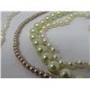 Image 4 : LOT OF PEARL LIKE NECKLACES X4 & EARRINGS