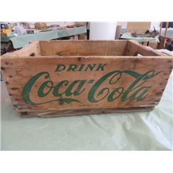 WOODEN POP CRATE (COCA-COLA)