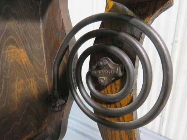 WOODEN ROCKING CHAIR (BOSTON, QUARTER CUT OAK) *SPRING COIL ROCKER ...