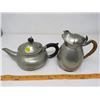 Image 2 : LOT OF PEWTER TEAWARE (TUDRIC, SOLKETS, HAND NUMBERED-CREAMER "COSY" NOT MATCHING) *MADE IN ENGLAND*
