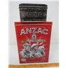 Image 2 : LOT OF 6 ASSORTED COLLECTORS TINS (CRAYOLA, ANZAC, FERRY-MORSE ETC...) *NICE SHAPE*