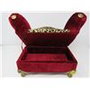 Image 2 : JEWELERY BOX (UNIQUE VICTORIAN LOVESEAT DESIGN) *VERY NICE* (APROXIMATLY 8 INCHES WIDE)