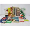 Image 1 : LOT OF 11 COOKBOOKS (ROBIN HOOD, HEINTZ, PARKE-DAVIS, ETC...) *VINTAGE*