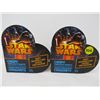 Image 1 : LOT OF 2 VALENTINES DAY CHOCOLATE HEARTS (STAR WARS CHOCOLATY HEARTS)