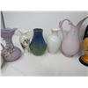 Image 4 : LOT OF 14 SMALL VASES (SOME CERAMIC, SOME METAL)