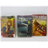 Image 1 : SET OF 3 HARDBACK BOOKS (THE HARDY BOYS) * WHILE THE CLOCK TICKED, THE PHANTOM FREIGHTER, SECRET OF 