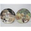 Image 1 : LOT OF 2 DECORATIVE WALL PLATES (DOGS) *HEAVY*